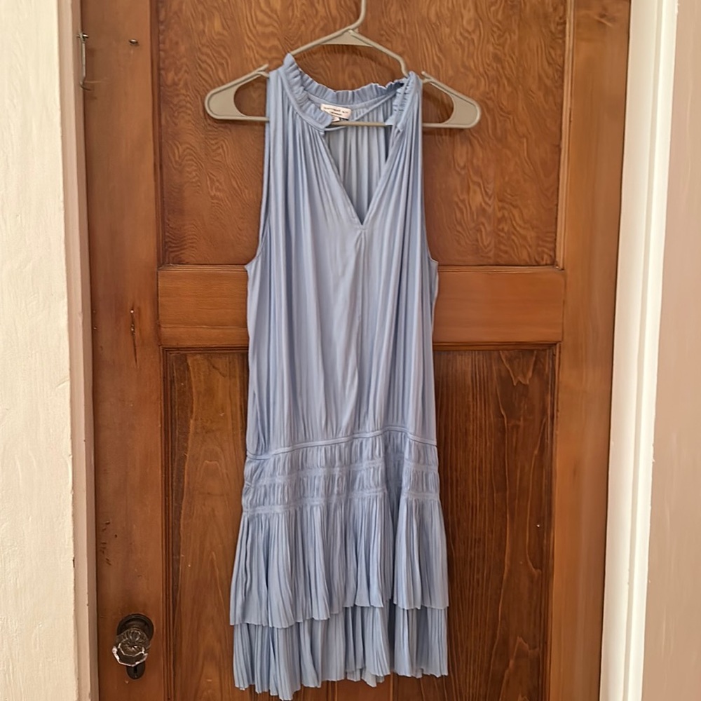 Current air cara pleated mini dress